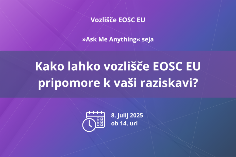 interaktivna seja EOSC EU Node