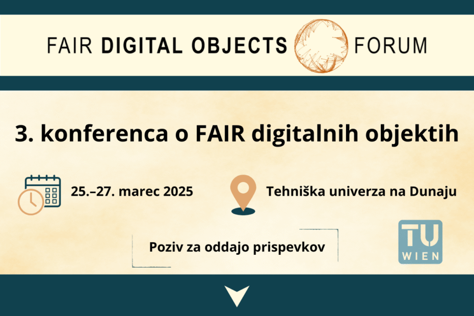 3. konferenca o FAIR digitalnih objektih